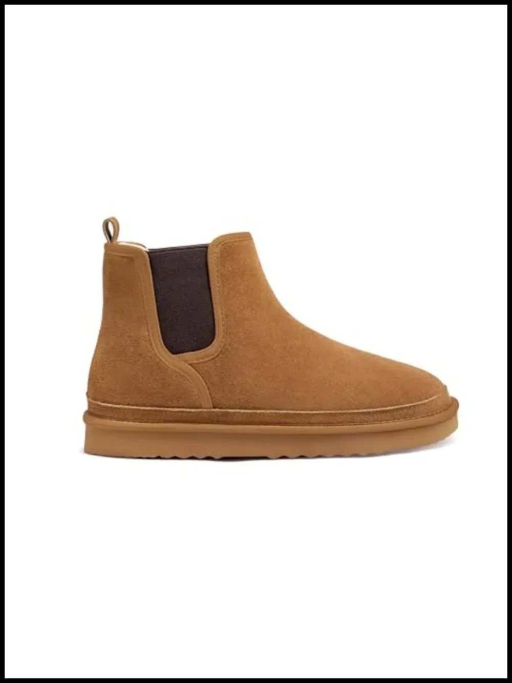 Suede Chelsea Boots Casual Warm Anti-Slip Winter Snow Boots